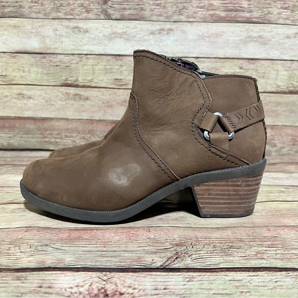 Teva Brown Leather Foxy Ankle Boots